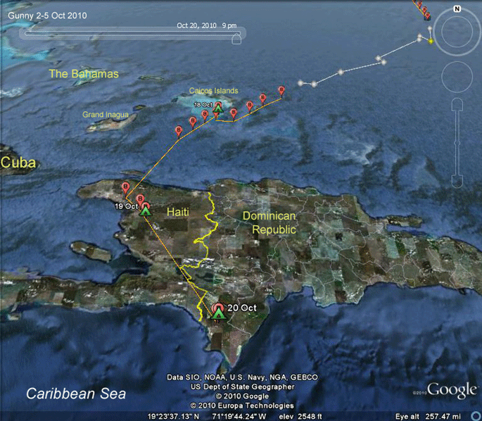 osprey migration route